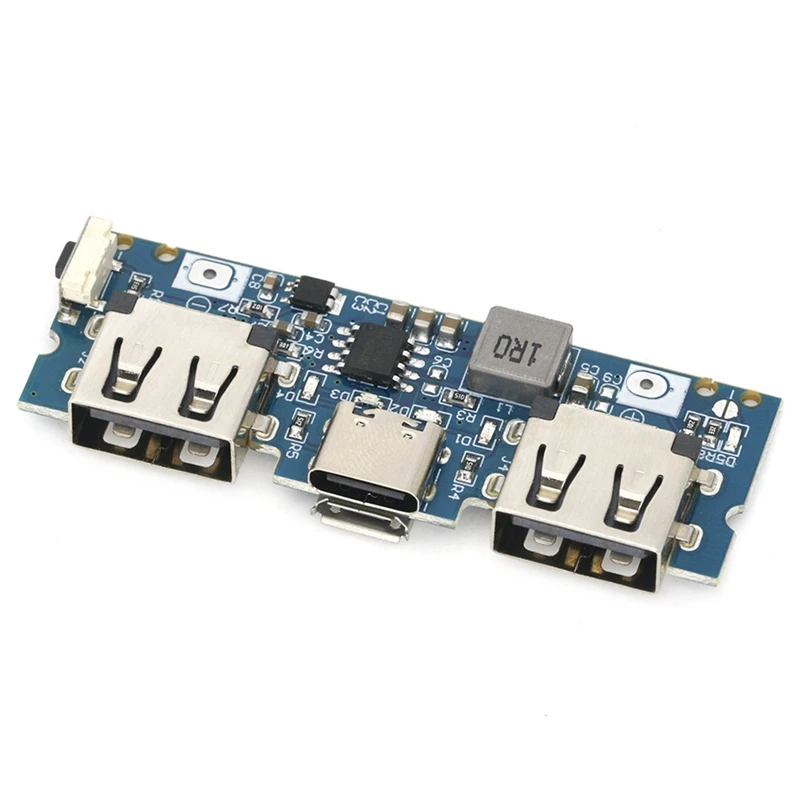 Micro-USB/Type-C 5 В 2 4 А двойной USB 18650 Boost зарядное устройство для аккумулятора