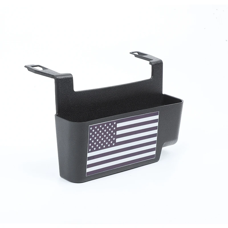 

JL JT Center Console Hanging Storage Box With USA Flag, Armrest Organizer For 2018-2022 Jeep Wrangler JL & Gladiator JT