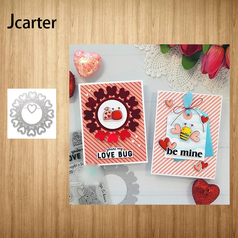 

2022 Metal Cutting Dies Circle Heart Craft Stencil for Scrapbooking Handmade Tools Make Album Model Punch Blade Decor Template