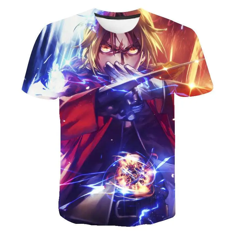 

Футболка унисекс с 3D-принтом алхимика, Повседневная модная уличная одежда для мальчиков и девочек, Новинка лета 2022