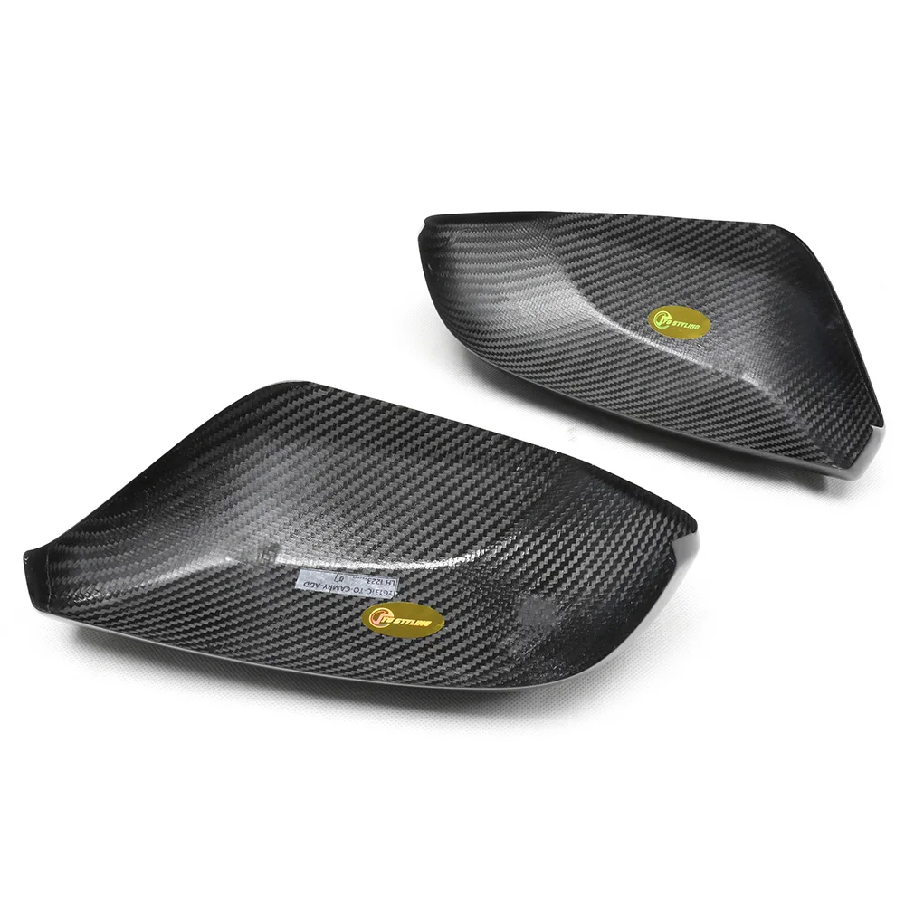 Для Toyota Camry Avalon IZOA C-HR настоящий сухой карбоновый вид сзади наклейка на зеркало