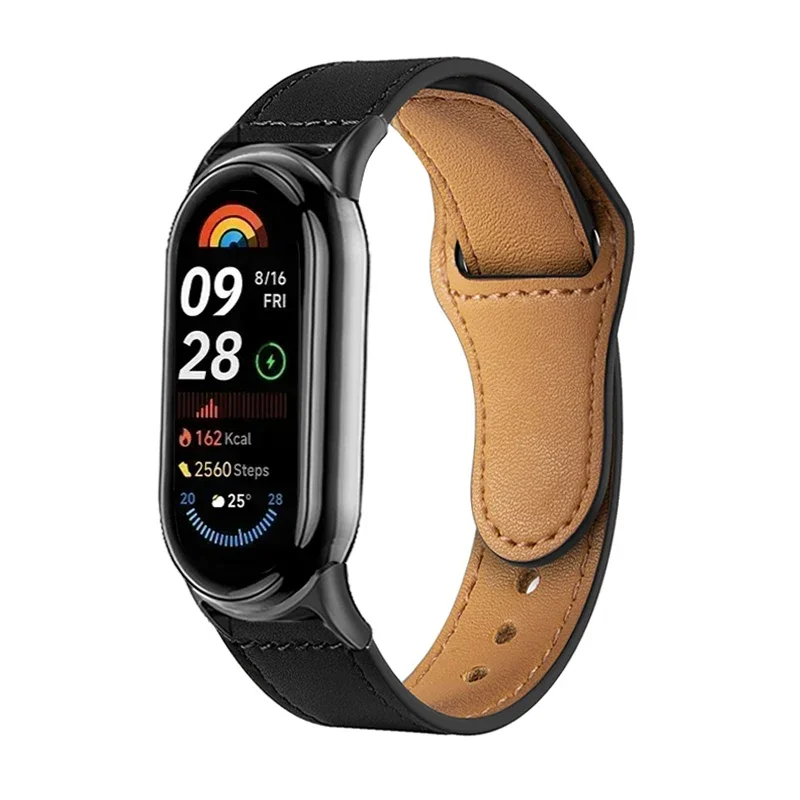 Кожаный ремешок для Xiaomi Smart Band 9/8 часов Correas Mi 9 браслеты xiaomi miband 8 браслет mi band