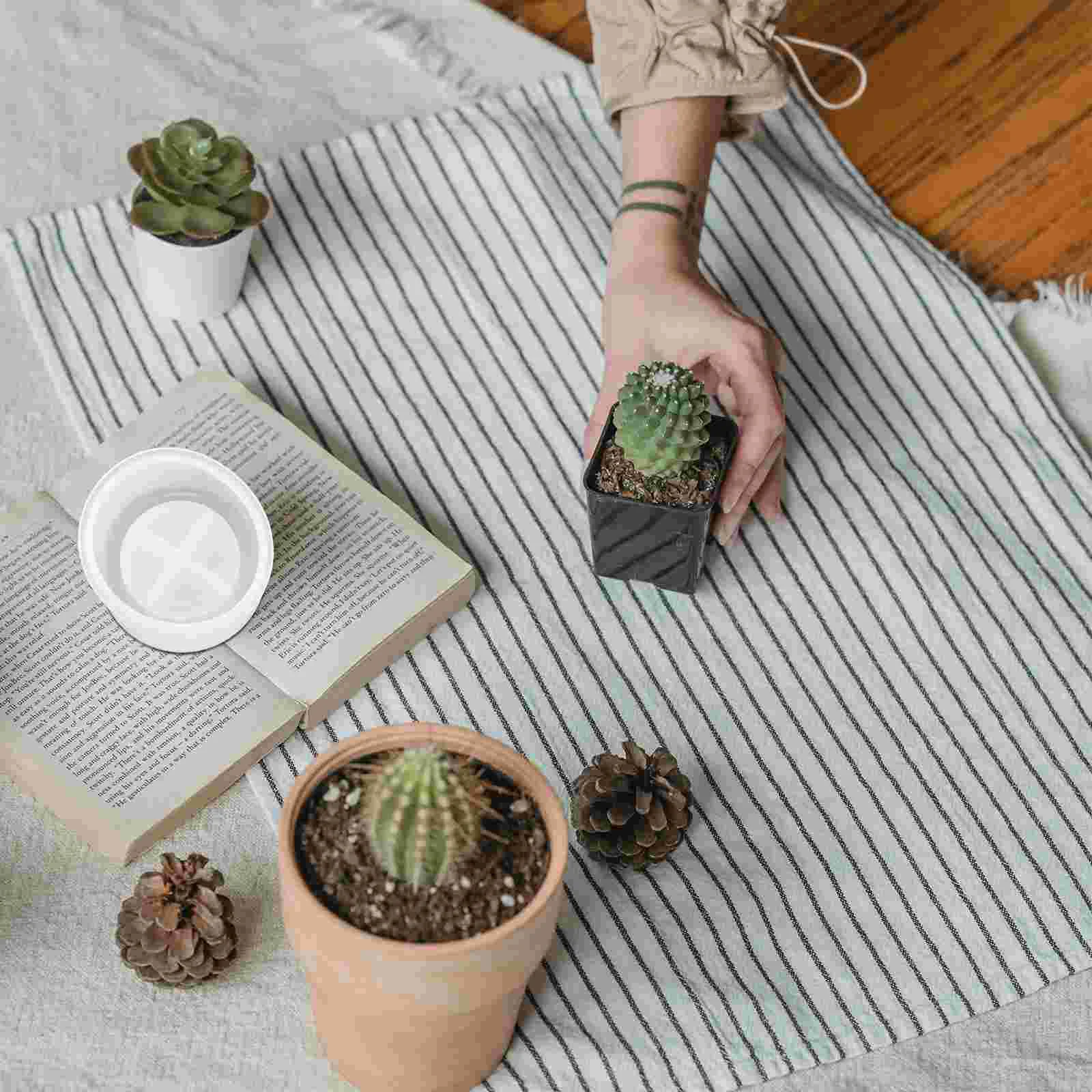 Силиконовые формы эпоксидные для цветочных горшков цилиндр растение в горшке