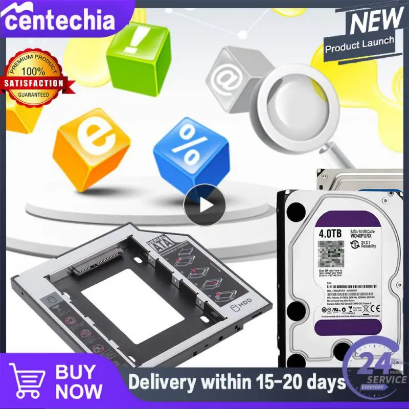 1 ~ 5 шт. 2-й жесткий диск Caddy 12,7 мм/9,5 мм Optibay SATA 3,0 2,5 SSD жесткий диск HDD/коробка/корпус для ноутбука адаптер