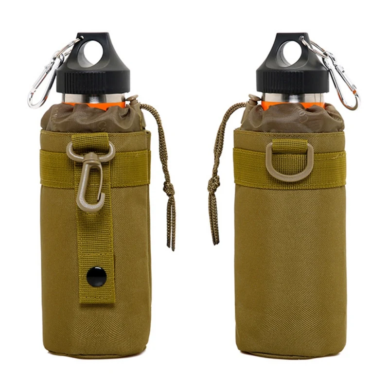 

Тактическая Сумка для бутылок с водой, 550 мл, камуфляжная сумка для спорта на открытом воздухе, Портативная сумка для бутылки с водой на шнур...