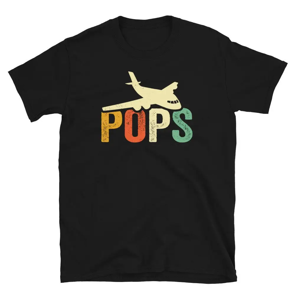Поп пилот Футболка папа самолет авиация Авиатор авиаторы летающие самолеты