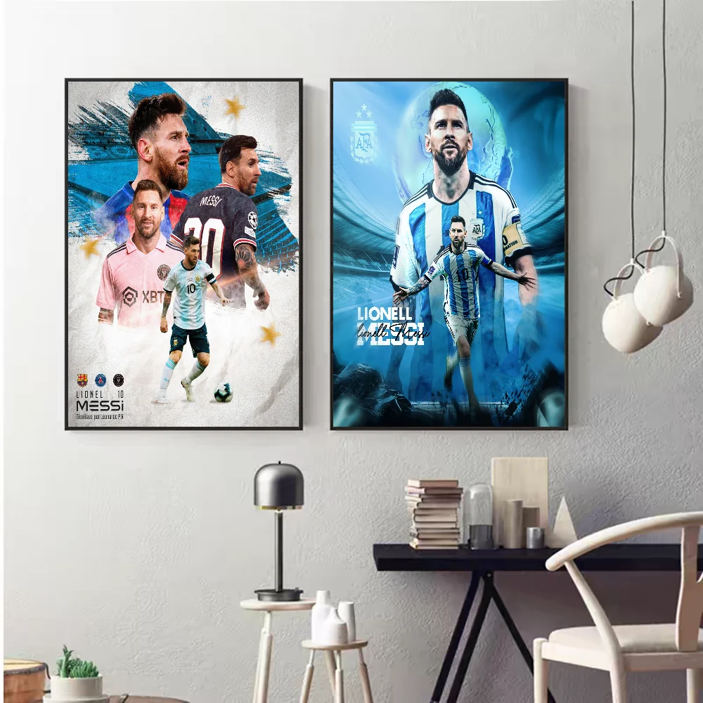 Самоклеящиеся наклейки с изображением футбольной звезды М-Месси