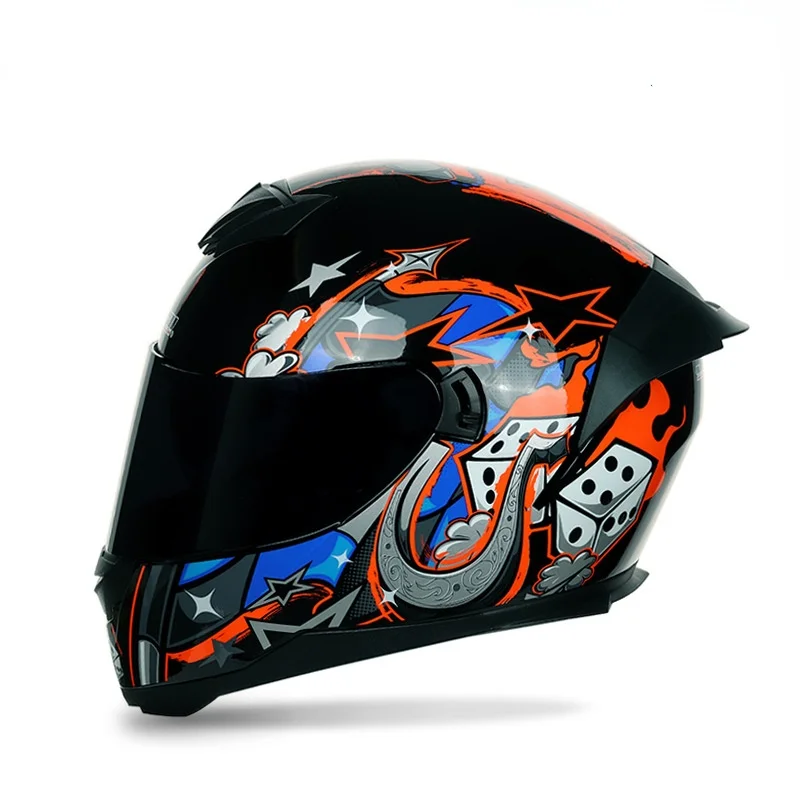 Мотоциклетный шлем Venom с задним крылом аксессуары для мотоциклов мужчин