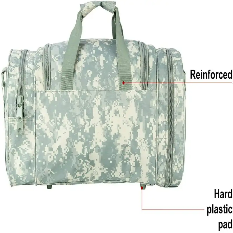 Stylish, Robust and Durable Mens Army Military Travel Gym Bag for Hiking, Trekking, Sports and Outdoor Activities.