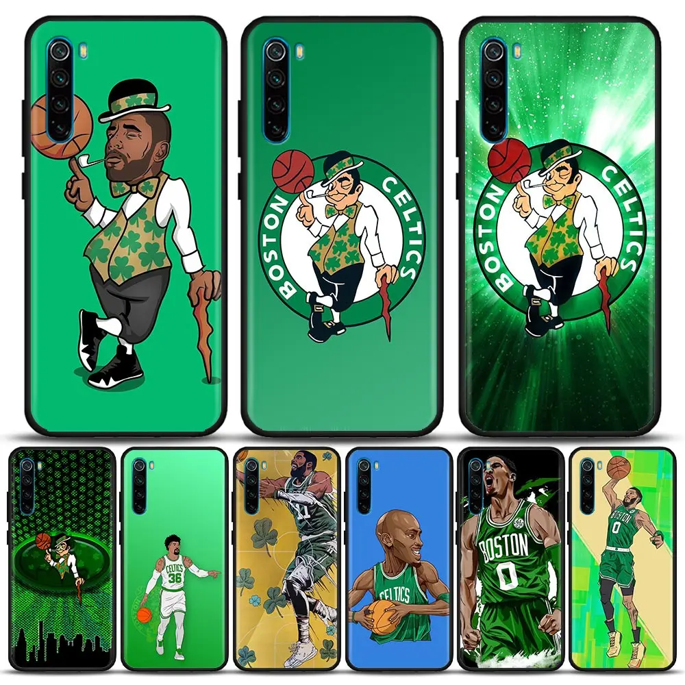 

Boston-Celtics Green Jersey Phone Casefor Redmi K40 K40S K50 6 6A 7 7A 8 8A 9 9A 9C 9T 10 10C Pro Plus Gaming Silicone Case