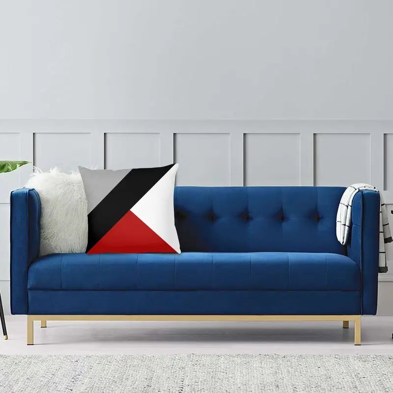 Чехол для диванной подушки с геометрическим рисунком 66 х66 см | Дом и сад