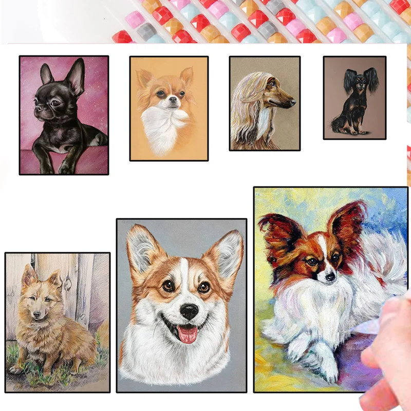 

Animal Diamond Painting Kit Full Drill 5D Diy Papillon Cross Stitch Embroidery Mosaic Art Picture of Gift Home Decor