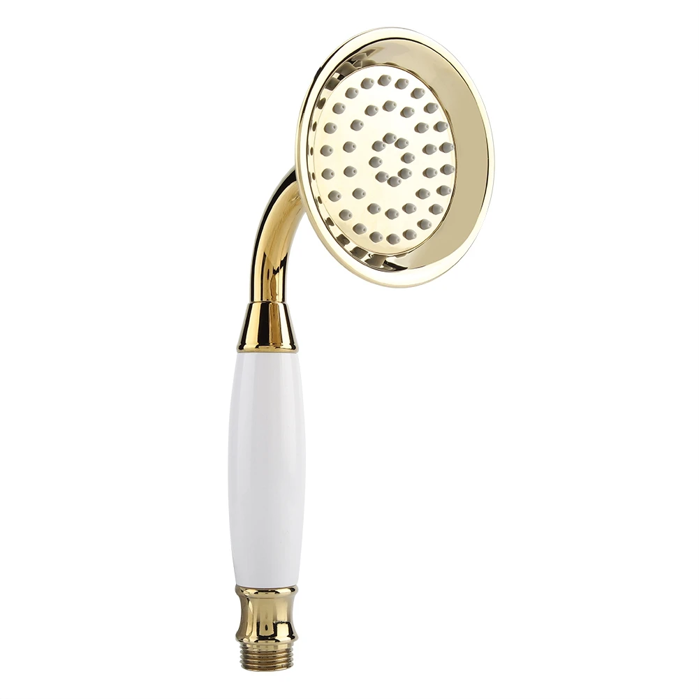 

G1/2" Gold Handheld Shower Head Bathroom Sprayer Handshower Home Accessories Shower Head Shower Head