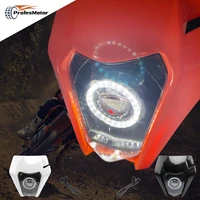 motorcycle head light led wick headlamp fairing round for ktm exc 125 sxf mx xc 250 dirt bike enduro 2019 motocross super moto
