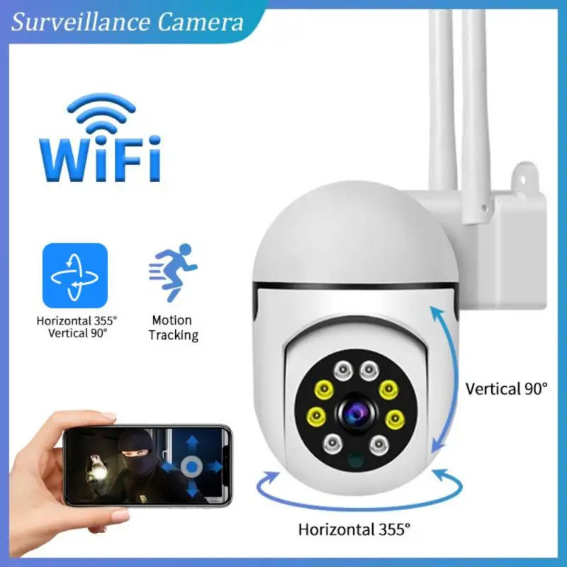

3MP PTZ Wifi Security Camera Outdoor 4x Digital Zoom AI Human Detection ONVIF Wireless CCTV Wifi Surveillance Cameras Smart Home