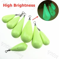 marinero luminous water droplets lead weights fluorescent fishing lead sinkers fishing accessories