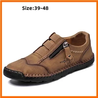 mens casual shoes handmade loafers comfortable breathable flat leather men shoes outdoor male sneakers zapatos hombre