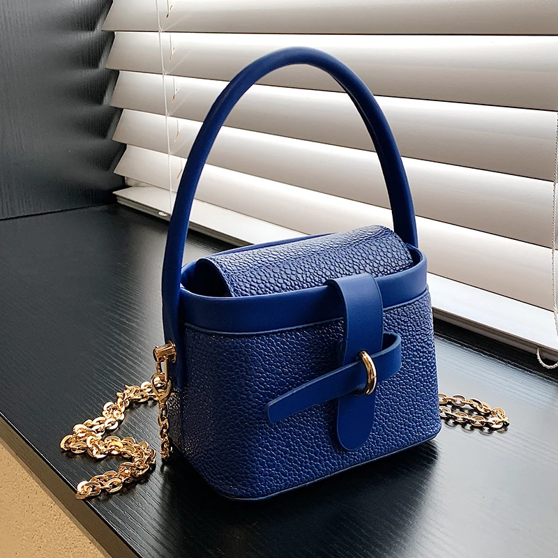 Mini Hard box Tote Bucket bag 2022 New High-quality PU Leather Women's Designer Handbag Luxury brand Shoulder Messenger Bag