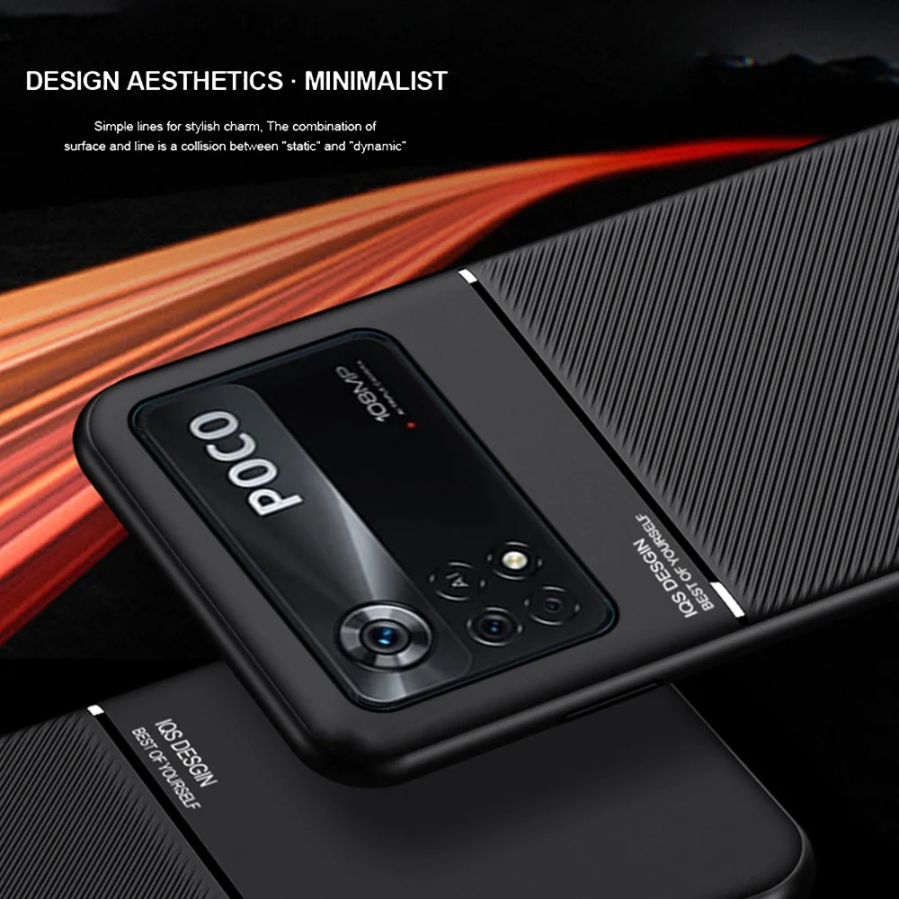 leather magnet car holder back cover for poco x4 pro x4pro 5g case poxo little x 4 pocox4 pro silicone shockproof phone case free global shipping