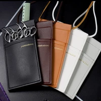 5 color barber scissors bag comb hairdressing styling tools storage messenger salon pu leather waist bags