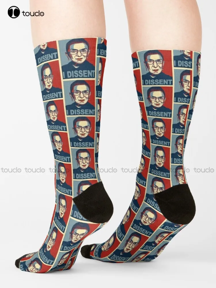 

Notorious Rbg Ruth Bader Ginsburg I Dissent Feminine Rbg Girl Power Feminisme Funny Socks Long Black Socks Christmas Gift Gift