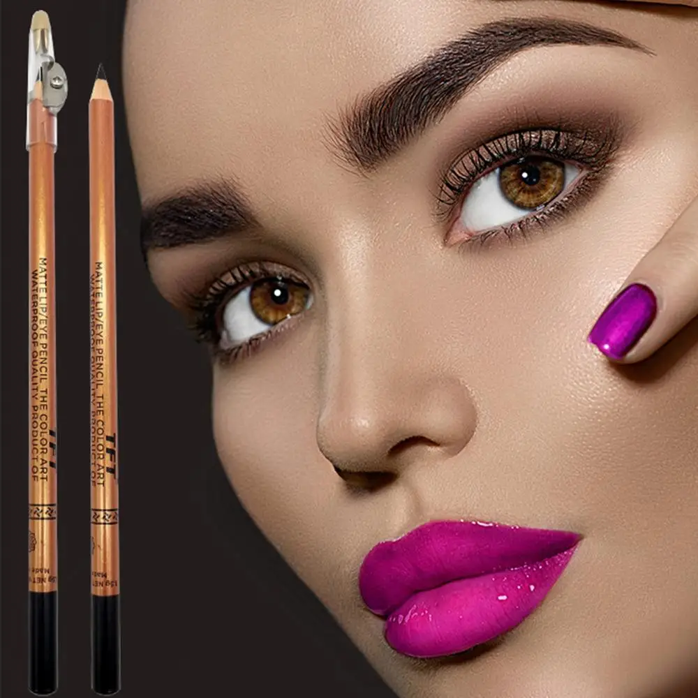 

Карандаш для бровей, водостойкий, не размазывающийся, с точилкой