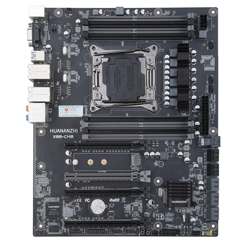 

NEW-HUANANZHI X99 CH8 X99 Motherboard for XEON E5 LGA2011-3 All Series DDR4 RECC NON-ECC Memory NVME USB3.0 ATX Server