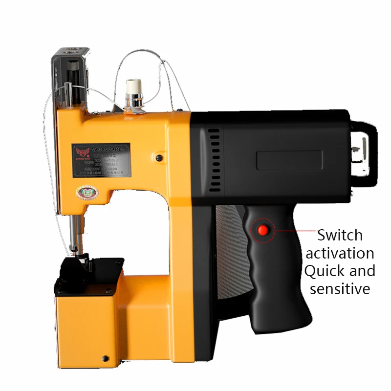 

GK9-009 Portable Electric Sewing Machine 220V/210W Woven Bag Packaging Machine Sealer Handheld Plug-in Sewing Sealing Tool