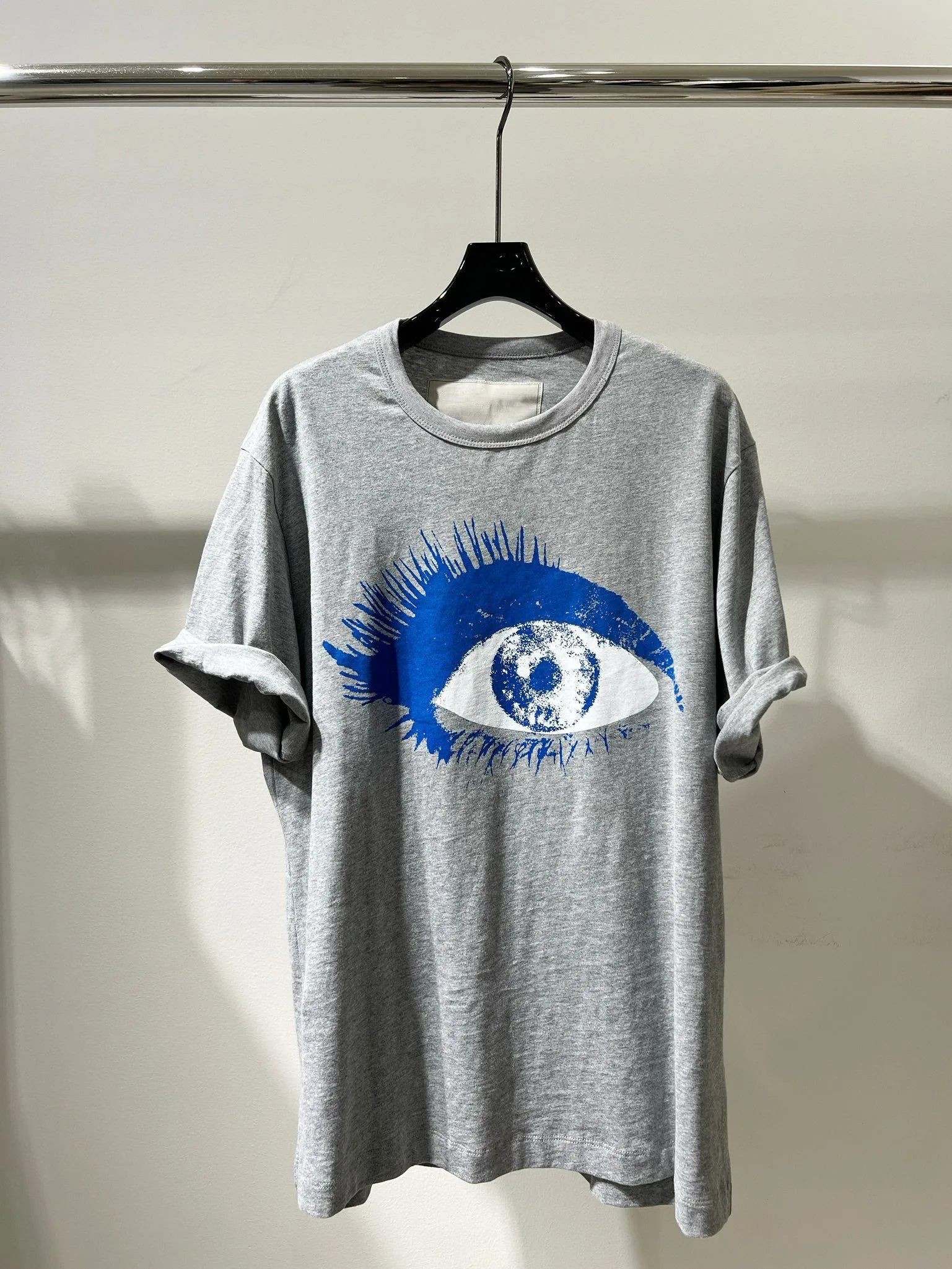 

Top Female Clothing Women T-shirt One Piece Woman Clothes Fashion Woman Blouses 2022 Summer Eye Printing T-shirt