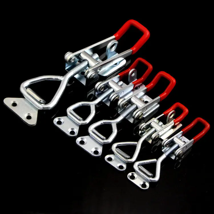 

Creative Adjustable Toggle Clamp Hardware Heavy Duty Toggle Latches 4001 For Smoker Tool Box Sliding Door Furniture Hardware