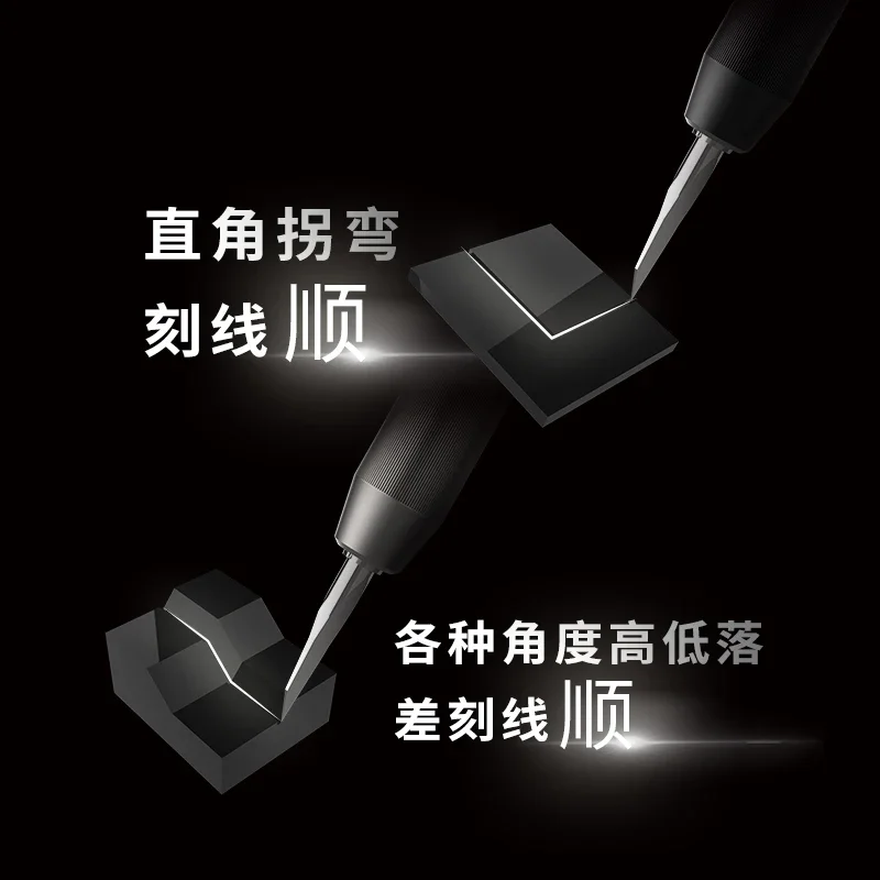 HSIANG PRISM Super Smooth Cutting Knife Model Engrave Tools for Military Craft Cutter DIY 0.1mm-0.2mm