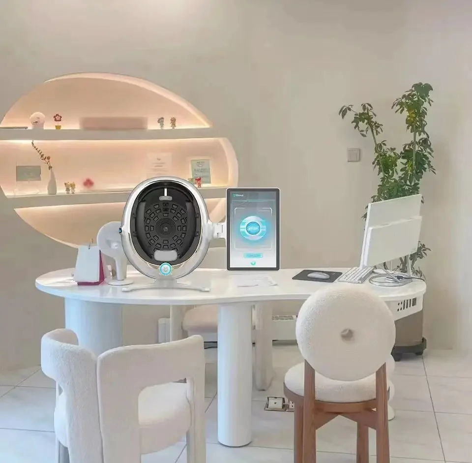 3D AI Smart Facial Scanner Analyzer Анализатор цвета кожи Тест Диагностика здоровья лица