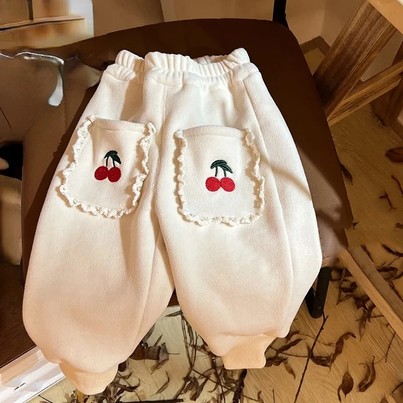 

2022 New Style Cotton Pants for 2-7 Years Old Printed Kids Girls Casual Sport Pants Kids Children Trousers for Girls