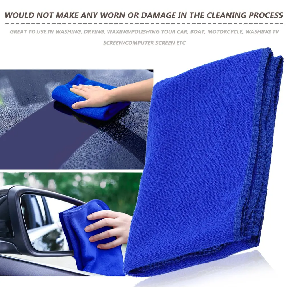 

30*60cm Towel Car Wash Microfiber Towel Cloth Strong Water Absorption For Car Cleaning Clean Auto Care Automobile Accessories