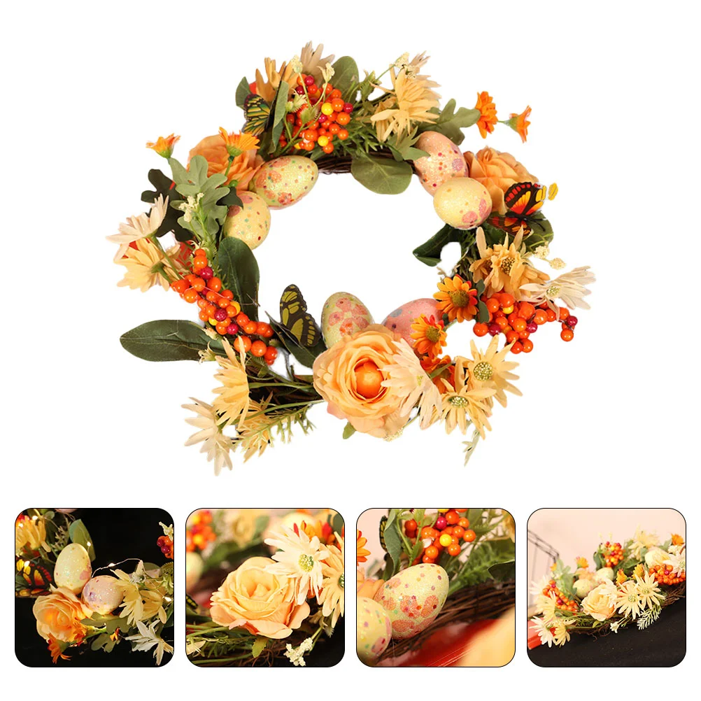 

Easter Wreath Hanging Decor Easter Garland Hanging Decor Festival Decoration