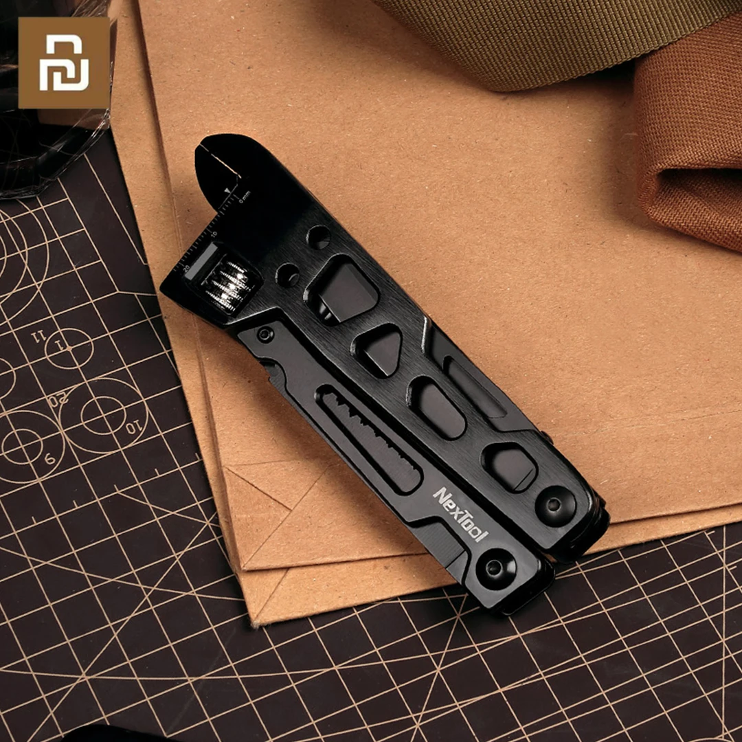 

Youpin Nextool 9 in 1 multi-function Folding Tool Wrench Knife Stainless Steel Pliers Tools For Home Kitchen Outdoor Camping