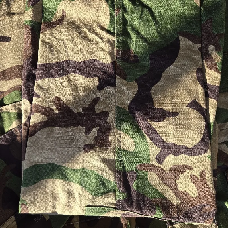 Фото Тактическая военная форма, мужской комплект 87 PLA, армейская боевая куртка, брюки, лесной камуфляж, охотничий тренировочный костюм BDU, уличное снаряжение для страйкбола №3