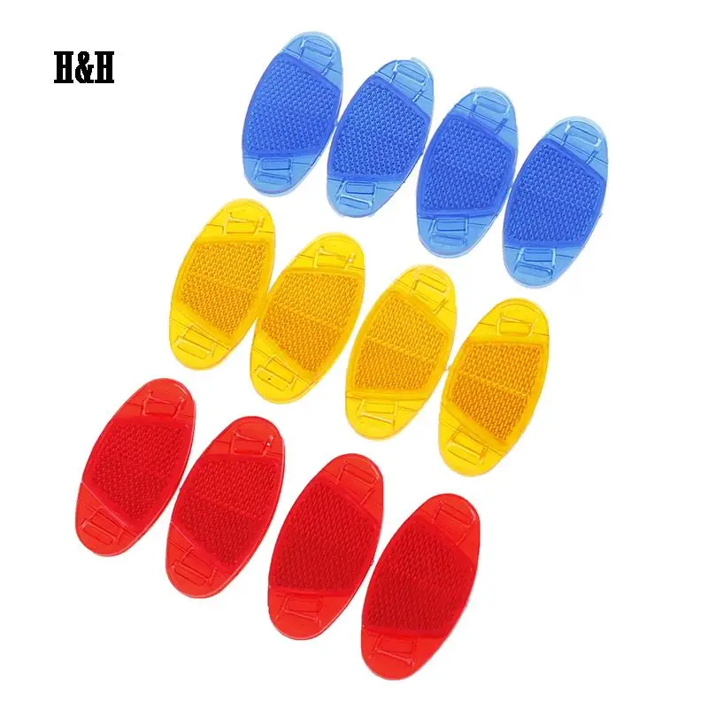

4Pcs/set New Bicycle Mountain Bike Spoke Reflector Safety Warning Light Wheel Rim Reflective Mount