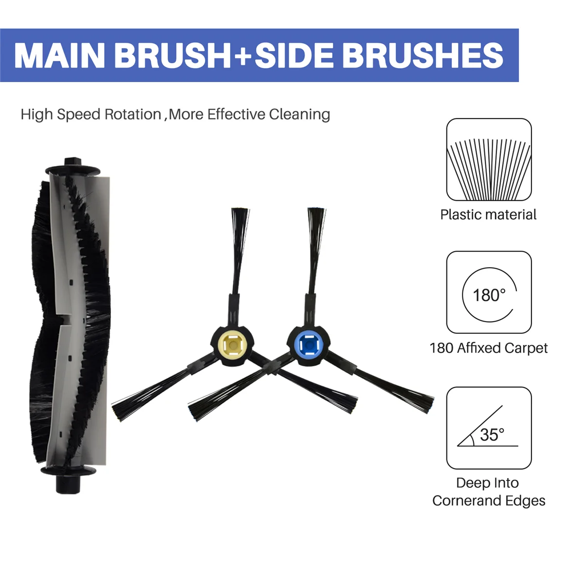 Комплект сменных аксессуаров для ILife A7 A9S V8 V8S X750 X785 X800 V80 Silvercrest SSR1 Ssra1 Вакуумный