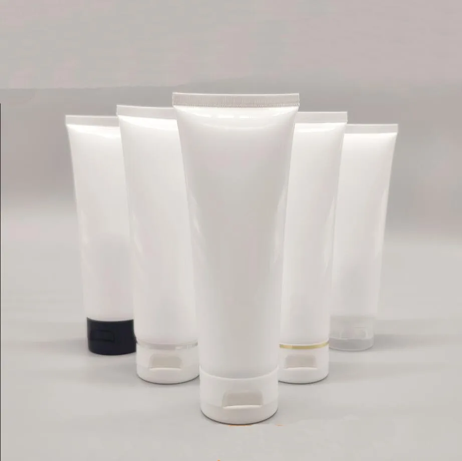 

Белая пластиковая Мягкая трубка 100 мл, молочное масло для мытья рук, гель для мытья, эссенция для удаления морщин, восковая маска для ухода за кожей, костическая упаковка
