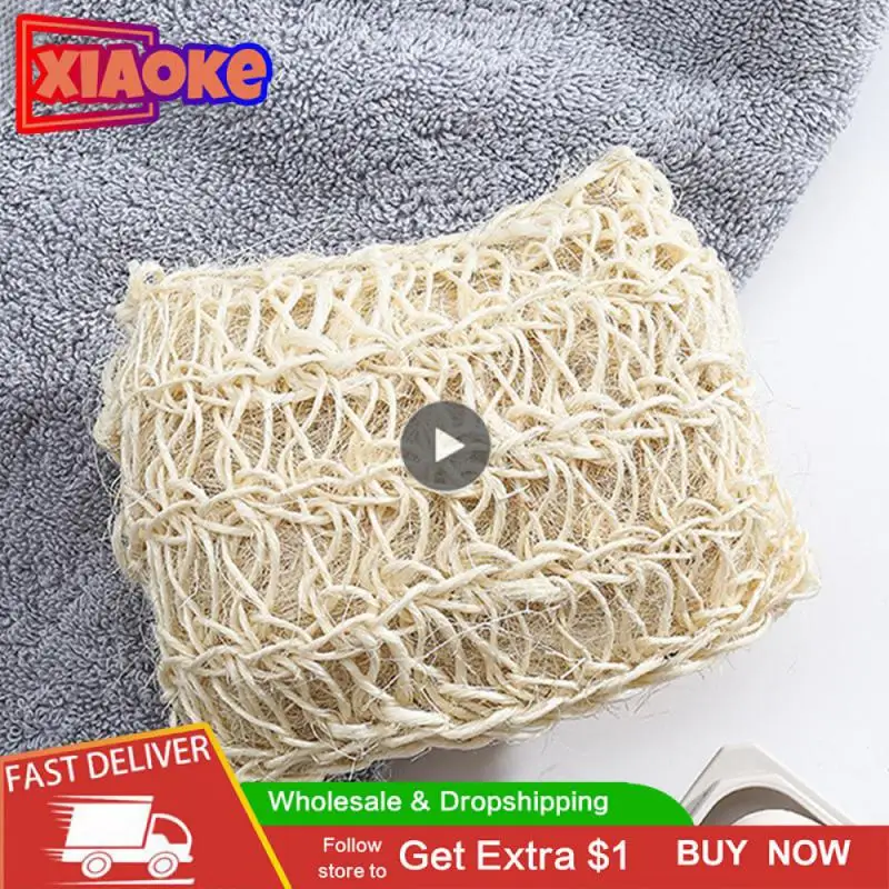 

Mini Soft Skin Clean Bath Bubble Ball Sisal Cleaning Bath Sponge Body Massage Brush Body Scrub Exfoliating Back Brush Hanging