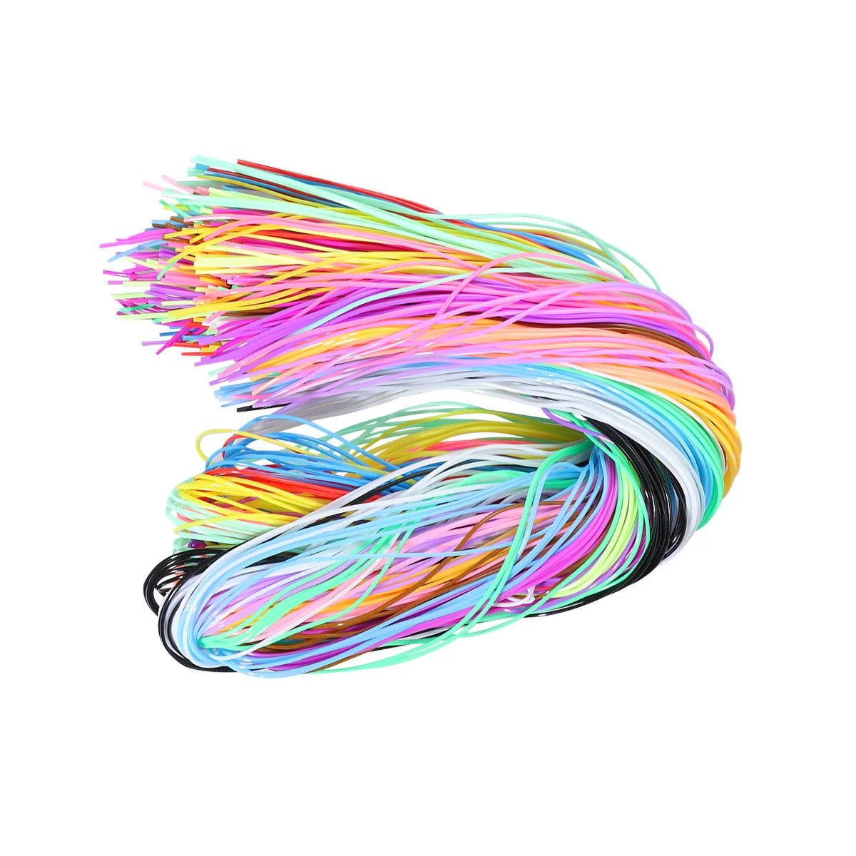 

Cord String Braceletfor Elastic Lanyard Lacing Bracelets Gimp Ropes Pvc Knitting Craft Threading Accessories Hair Colorful