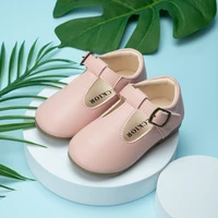 new products childrens comfortable casual small leather shoes princess shoes non slip rubber sole girls shoes