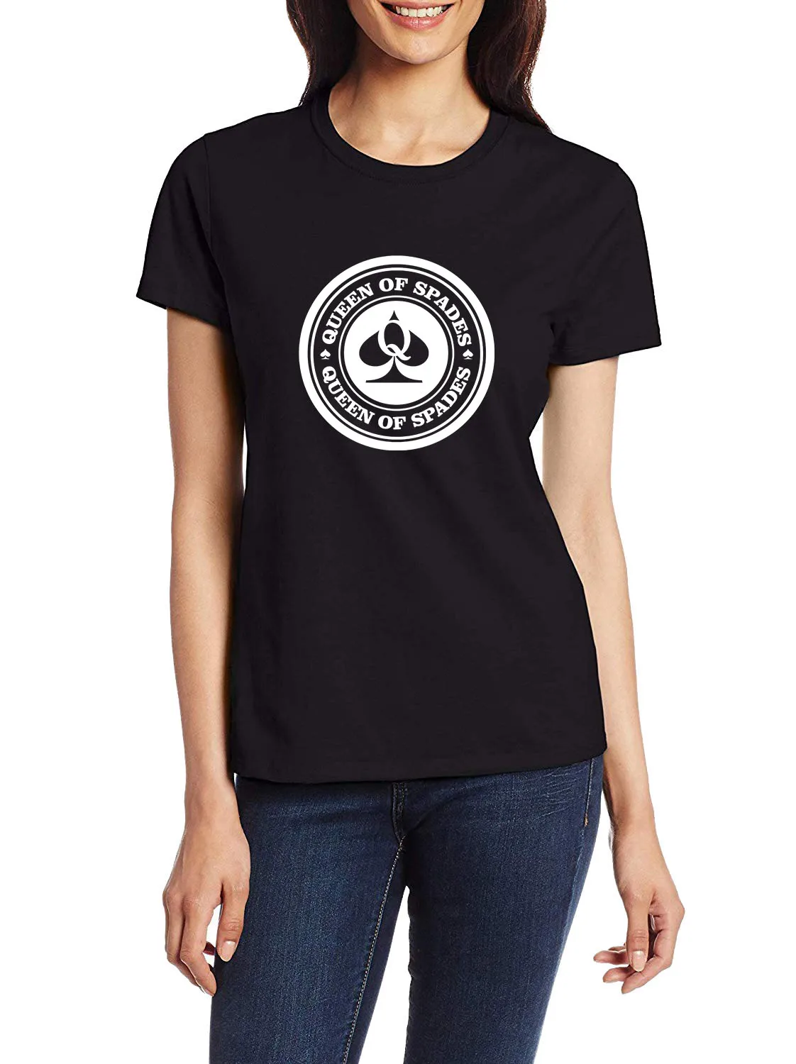 

Женская футболка с принтом «Королева пикадов»