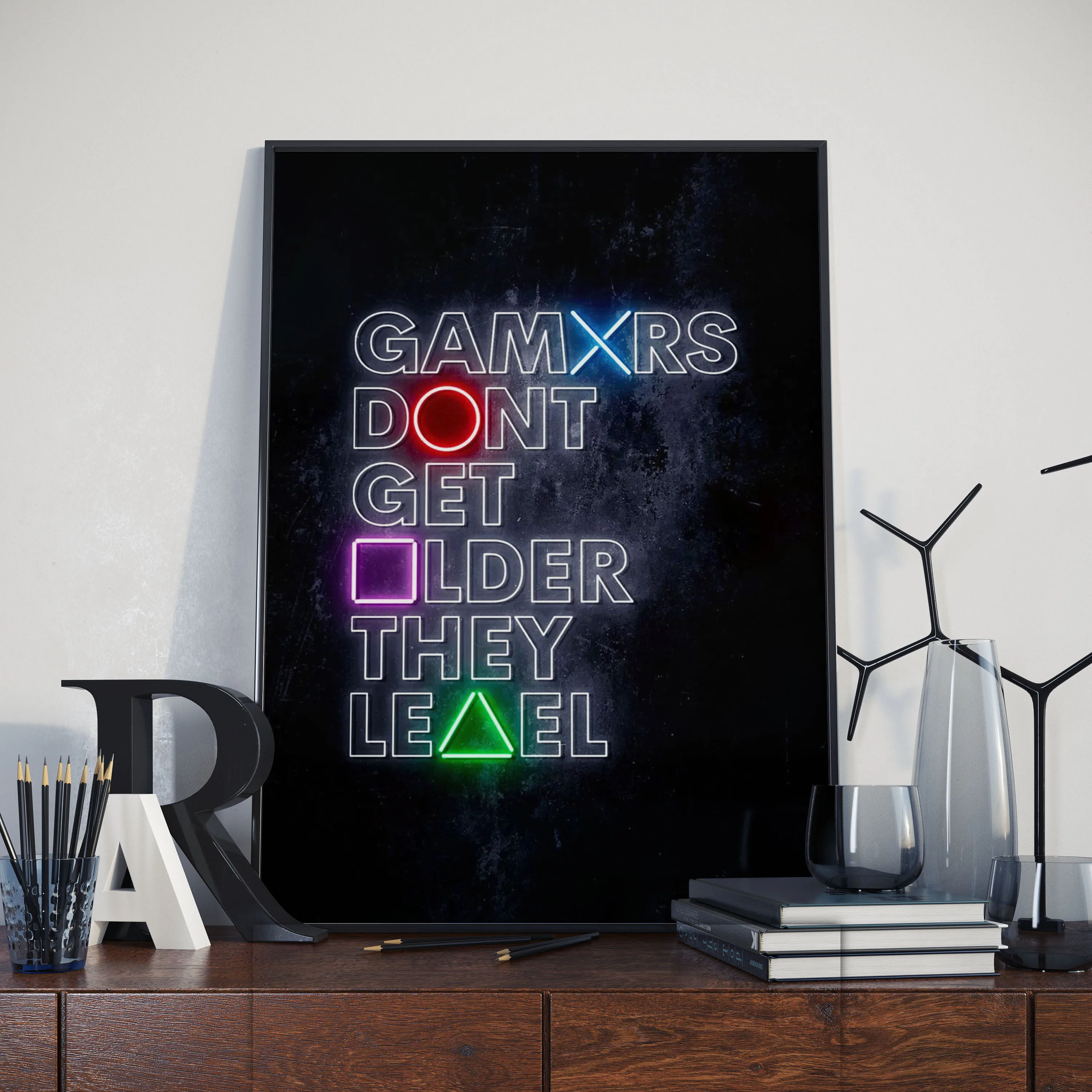 Настенный декор для гостиной и игровой комнаты современный красочный дизайн