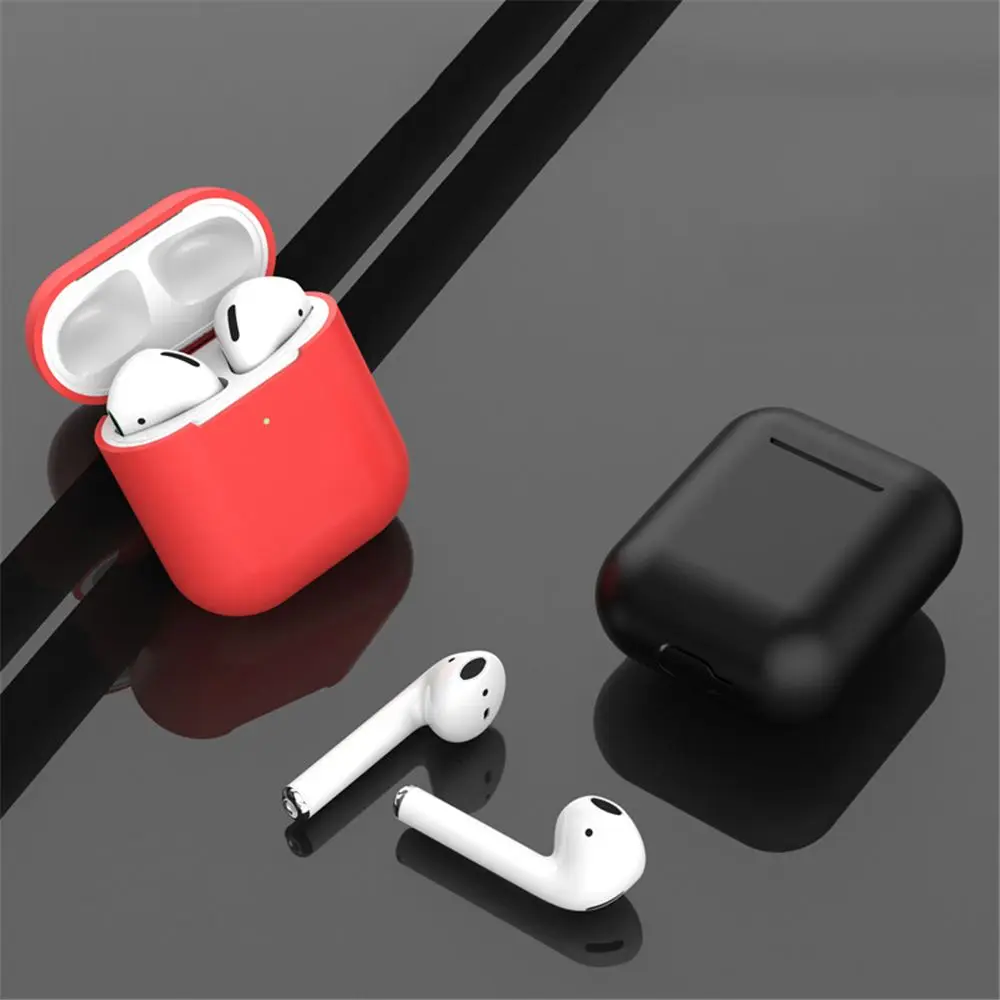 

Защитный чехол для беспроводных наушников Airpods 2, Тонкий Ультратонкий силиконовый чехол для телефона