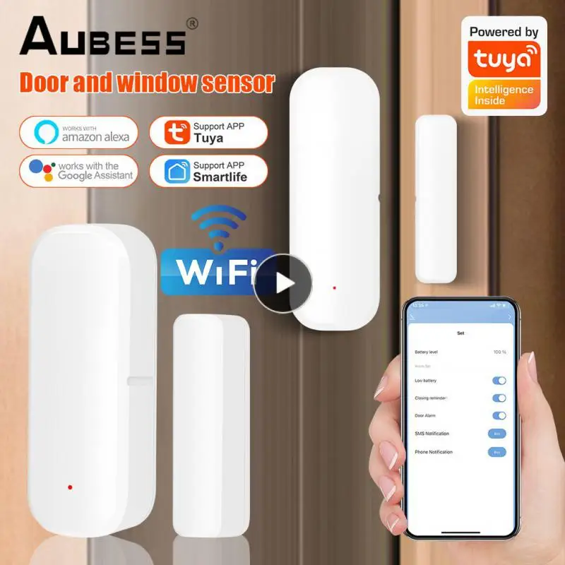 

Independent Magnetic Smart Life Open/closed Detectors Work With Google Home Alexa Window Sensor Tuya Smart Door Sensor Wifi