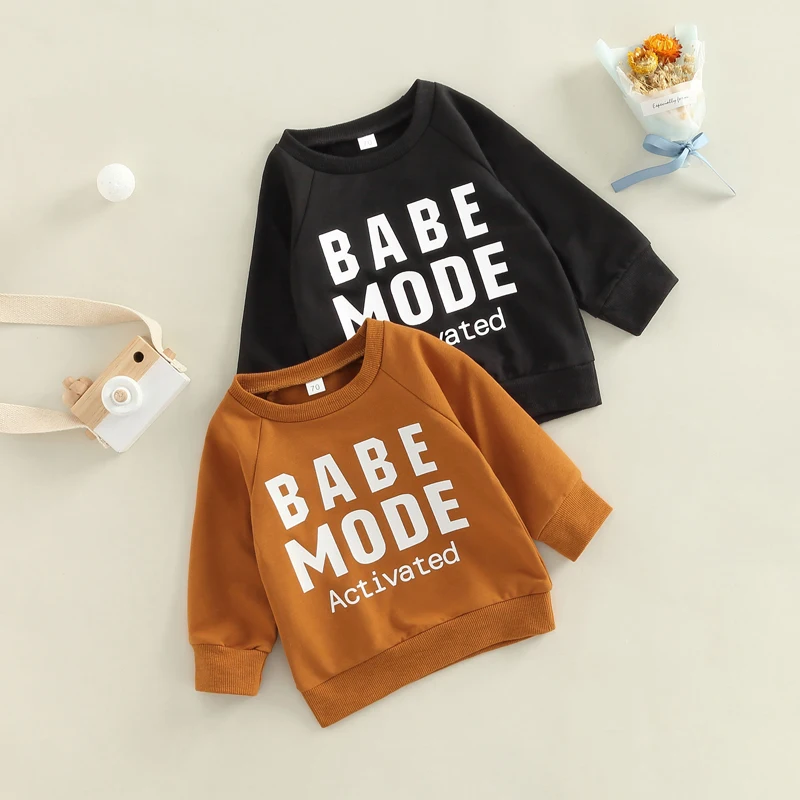 

Детская одежда, хлопковые свитшоты для маленьких мальчиков на осень, детская одежда, верхняя одежда для маленьких мальчиков с буквенным при...