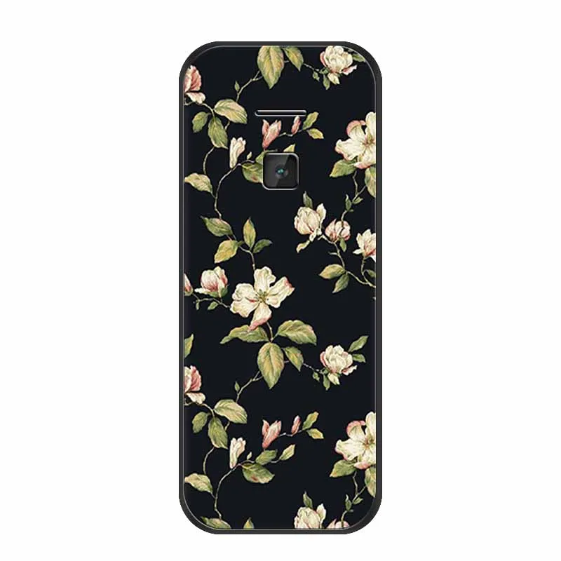 Чехол для Nokia 225 4G 2020 черный силиконовый мягкий чехол с рисунками животных из ТПУ