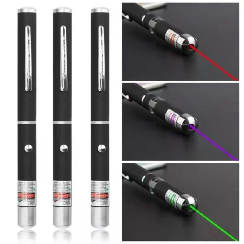 Powerful Laser Sight Pointer 5MW Green Blue Red Dot Light Pen for Office School 405nm 530nm | Спорт и развлечения